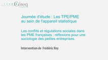 Les conflits et régulations sociales dans les PME françaises : réflexions pour une sociologie des petites entreprises
