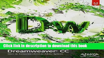 Read Adobe Dreamweaver CC / Adobe Dreamweaver CC Classroom in the Book (Spanish Edition)  Ebook