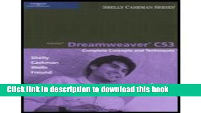 Read Adobe Dreamweaver CS3 - Complete Concepts Techniques (08) by Shelly, Gary B - Cashman,