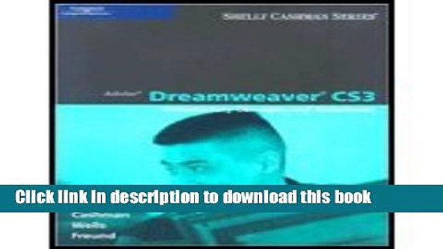 Read Adobe Dreamweaver CS3 - Introductory Concepts Techniques (08) by Shelly, Gary B - Cashman,