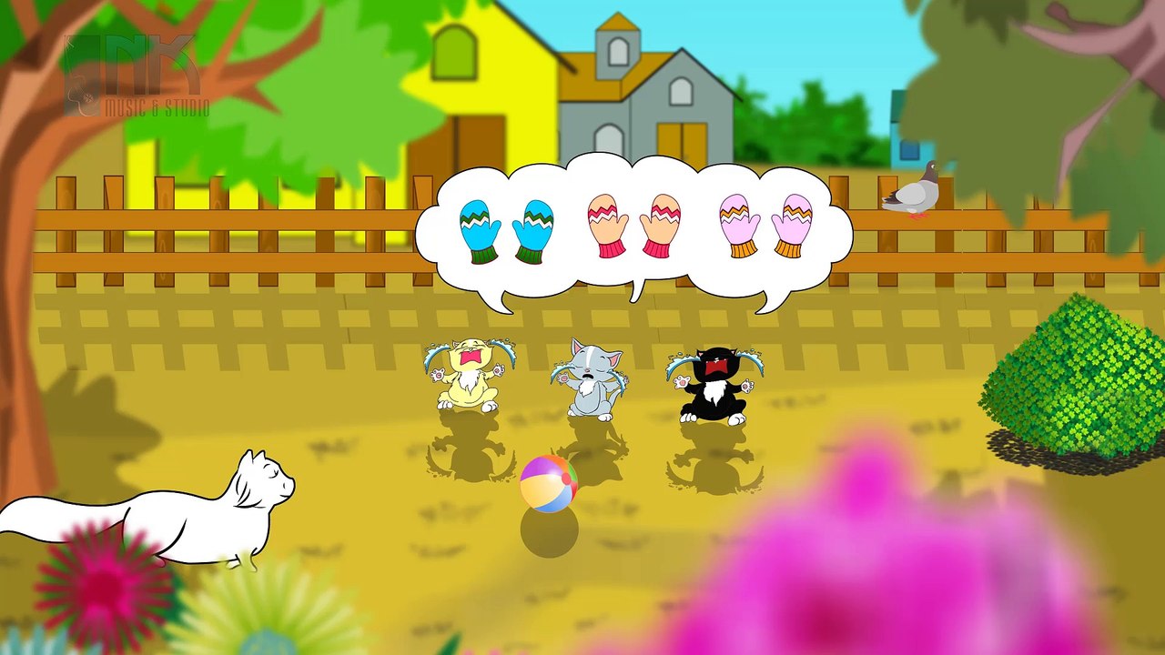 Three little kittens - Nursery Rhymes ♫ ♫ ♫