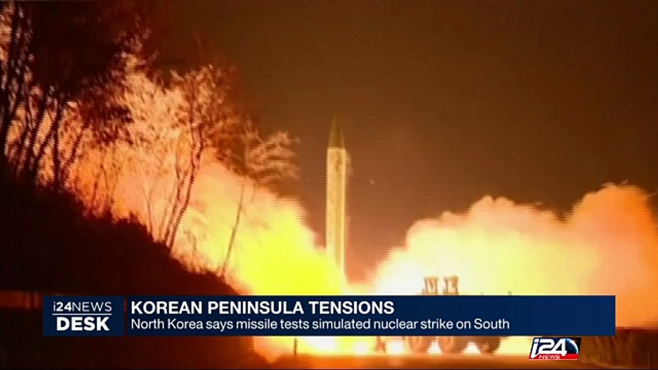 N. Korea says missile test simulated nuclear st...