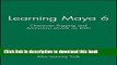 Read Learning Maya 6: Character Rigging and Animation ebook on DVD  Ebook Free