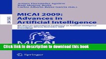 Download MICAI 2009: Advances in Artificial Intelligence: 8th Mexican International Conference on