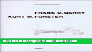 Download Book Frank O. Gehry/Kurt W. Forster (Art and Architecture in Conversation Series) (German