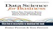 Read Data Science for Business: What You Need to Know about Data Mining and Data-Analytic