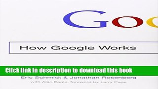 Read How Google Works  Ebook Free