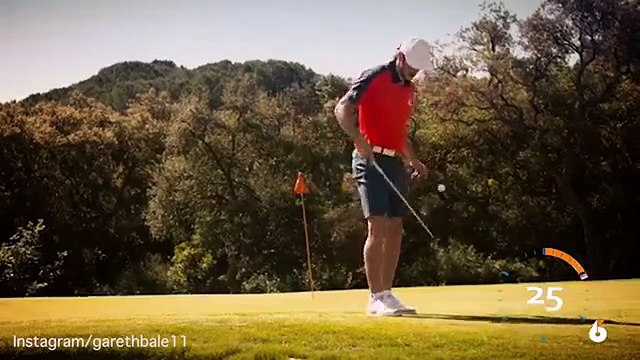 Gareth Bale joue au foot... Avec une balle de golf ! Du talent en toutes circonstances !