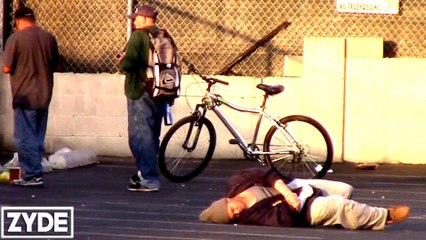 Would You KILL a Homeless Man (Social Experiment) - Funny Pranks 2016