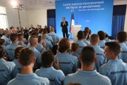 Discours au Centre d'entraînement des forces de gendarmerie