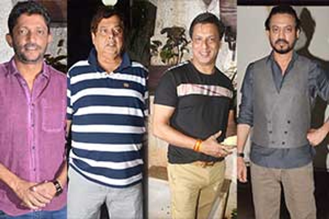 Bollywood stars at the screening of Irrfan's 'Madaari'