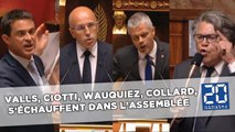État d'urgence : Échanges musclés dans l’Assemblée entre Valls, Wauquiez, Ciotti et Collard