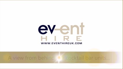 Cocktail bar hire rear view