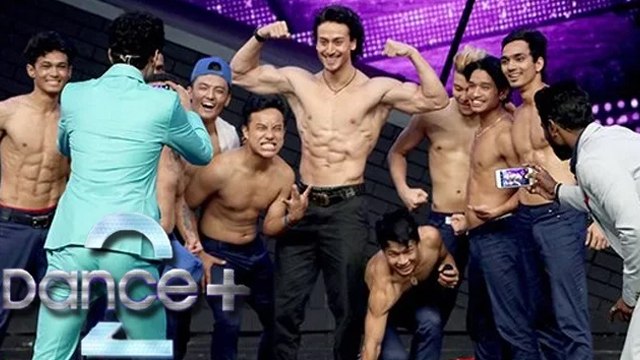 Tiger Shroff Shows His 6 PACK ABS On Dance Plus | A Flying Jatt Promotion