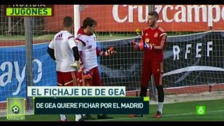 David De Gea wants to play for Real Madrid