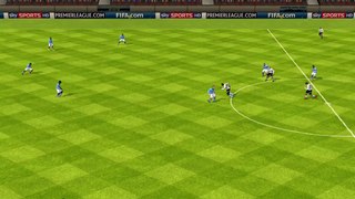 FIFA 13 iPhone-iPad - Manchester City vs. Fulham.