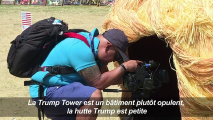 La hutte qui imite la coiffure de Trump exposée à Cleveland