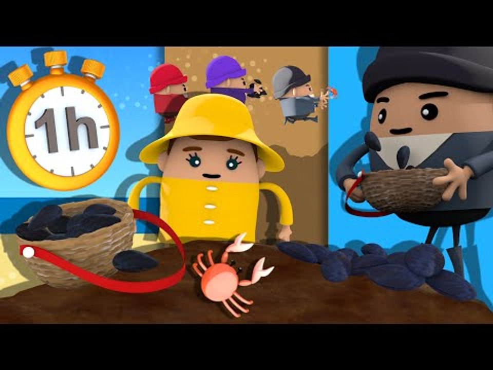 À la Pêche aux Moules - 1h de Comptines Maternelles