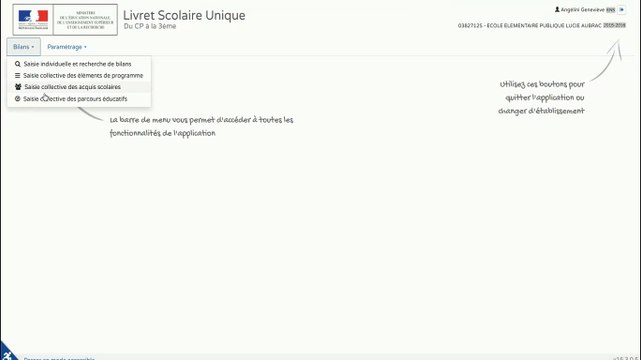Saisie collective des parcours éducatifs