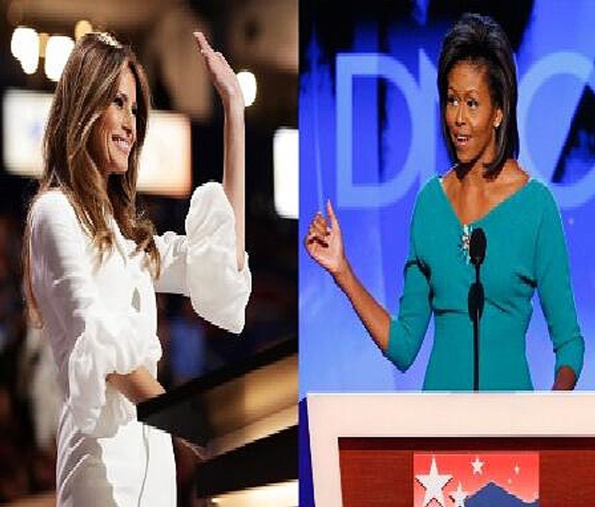 Melania Trump Speech Vs Michelle Obama