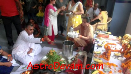 Āchary Kalki Krishnan ‪‎Birthday_Celebration‬ ‪‎Rudrabhishekam‬ in Indian Council of Astrological Science (ICAS), Noida