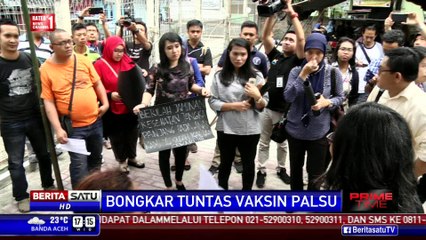 Orang Tua Korban Vaksin Palsu Tuntut Pengecekan Ulang