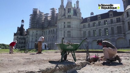 VIDEO (41) Des fouilles préventives jaillira le futur jardin à Chambord