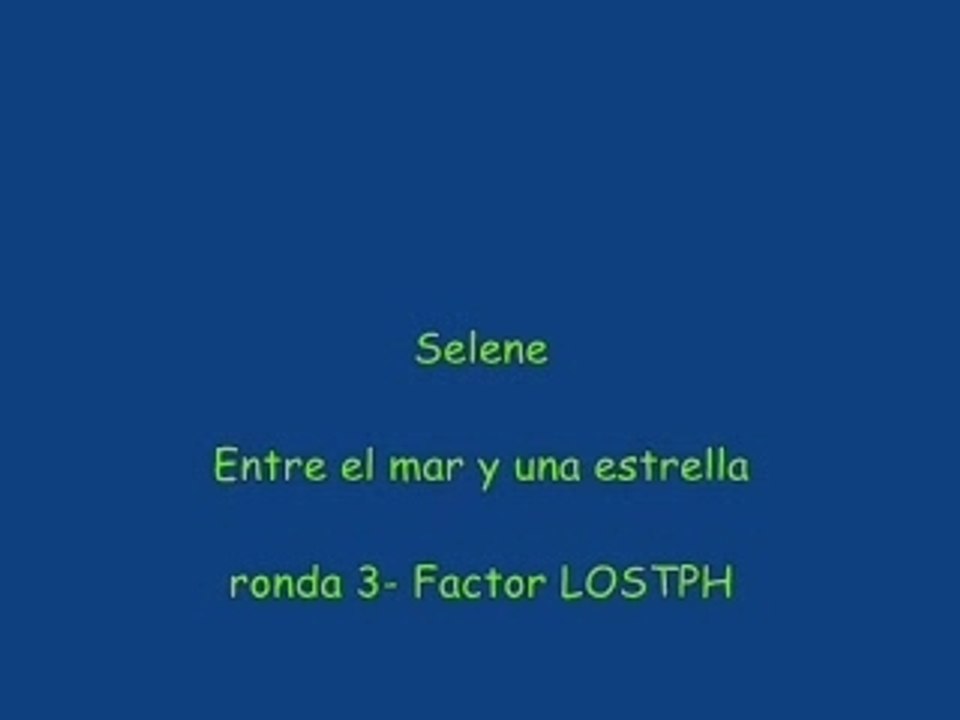 Selene- Entre el mar y una estrella