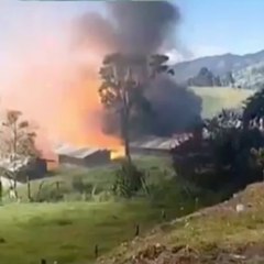 A terrifying explosion