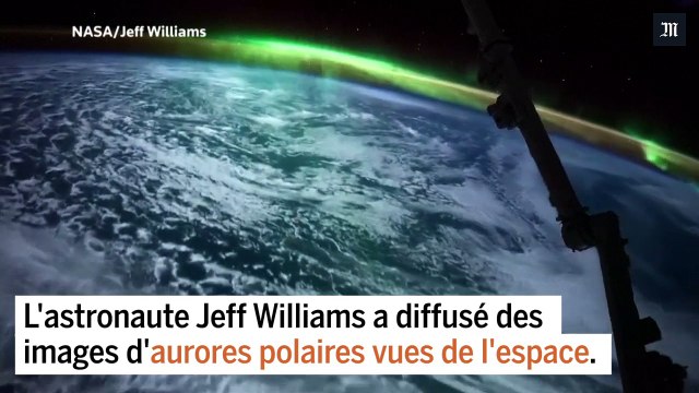 Des aurores polaires vues de l'espace