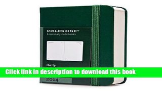 Read Moleskine 2014 Daily Planner, 12M, Extra Small, Oxide Green, Hard Cover (2.5 x 4)  PDF Free
