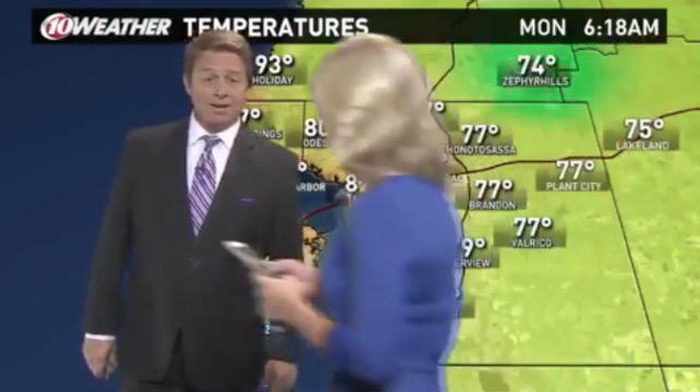 News Anchor Accidentally Interrupts A Weather Forecast While Playing Pokemon GO