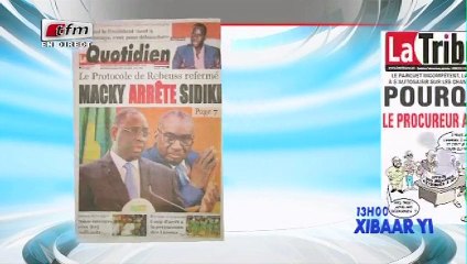 Revue de presse - 20 juillet 2016 - Mamadou Mouhamed Ndiaye