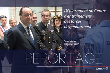 [REPORTAGE] Déplacement au Centre d'entraînement des forces de gendarmerie à Saint-Astier