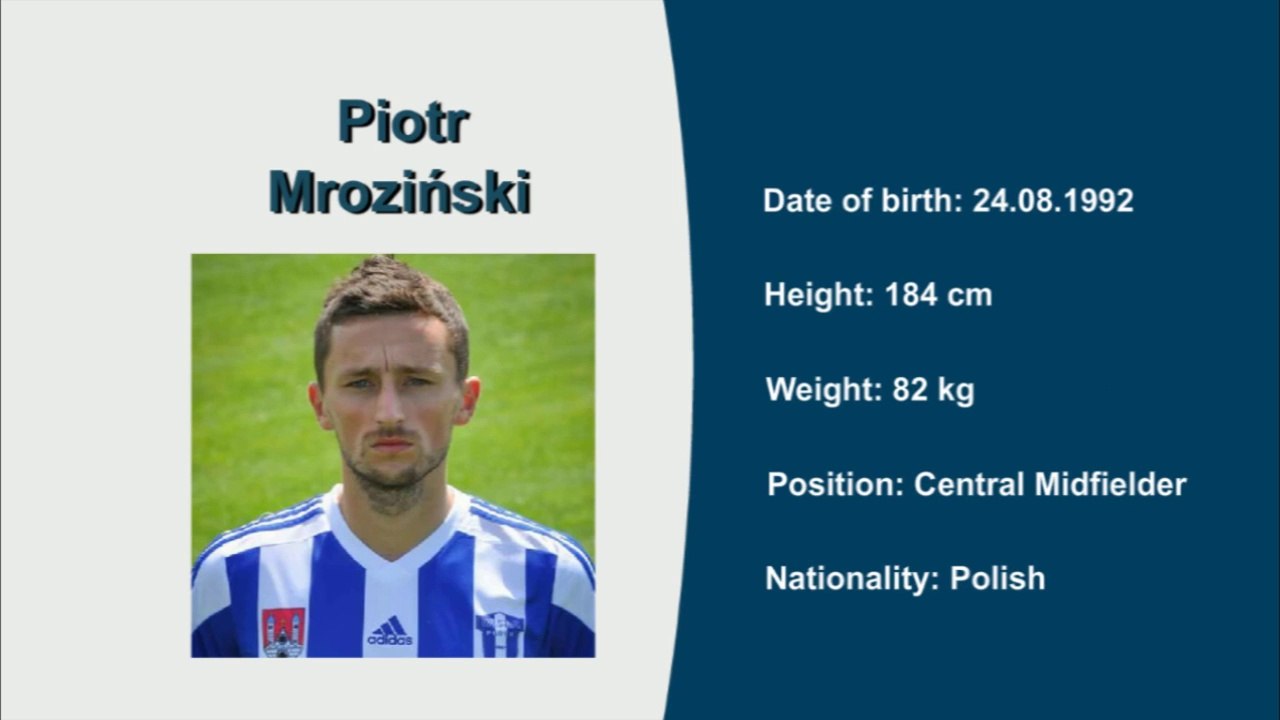 Piotr Mroziński, Video no 1, Season 15/16, Central Midfielder