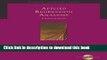 Read Books Applied Regression Analysis: A Second Course in Business and Economic Statistics (Book,