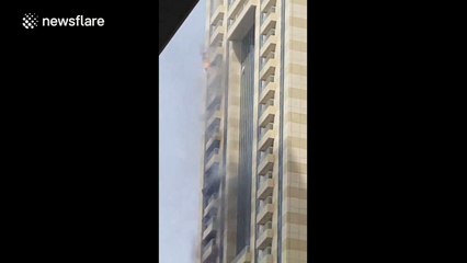 Major blaze in Dubai's Sulafa Tower
