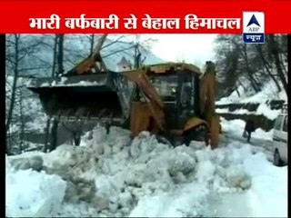 10000 vehicles stuck in Himachal Pradesh snow