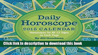 Read Daily Horoscope 2015 Day-to-Day Calendar  Ebook Free