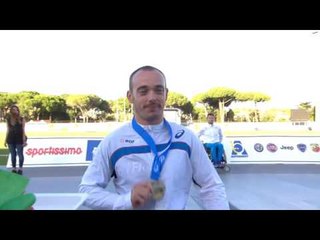 Men's 200 m T34 | Victory Ceremony | 2016 IPC Athletics European Championships Grosseto