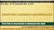 Read Books The Power of Consistency: Prosperity Mindset Training for Sales and Business