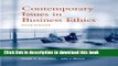 Download Books Contemporary Issues in Business Ethics Ebook PDF