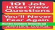 Download Books 101 Job Interview Questions You ll Never Fear Again PDF Online