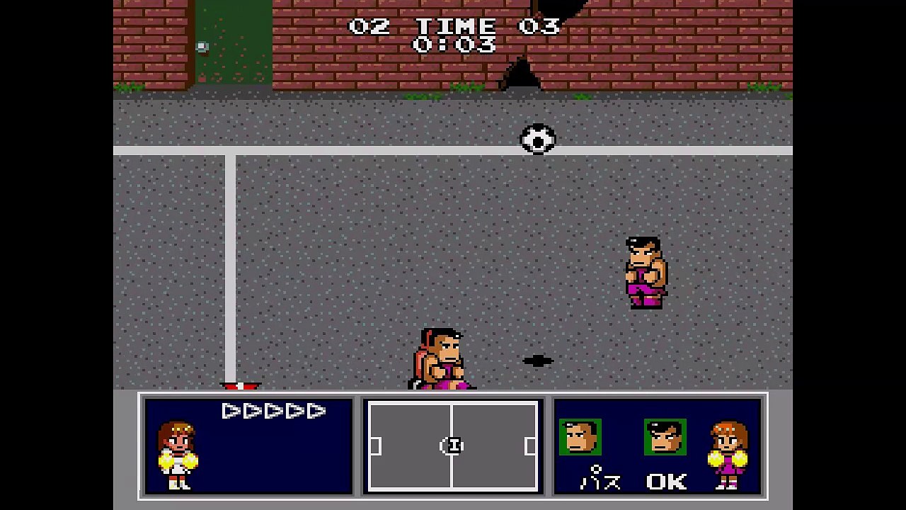 【MD】熱血高校ドッジ部サッカー編 #3 「死愚魔高校」