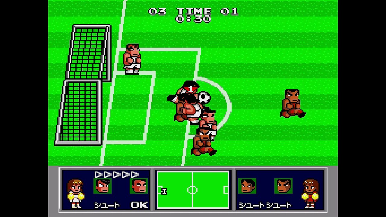 【MD】熱血高校ドッジ部サッカー編 #12 「四満忠実業高校」