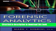 Download Books Forensic Analytics: Methods and Techniques for Forensic Accounting Investigations