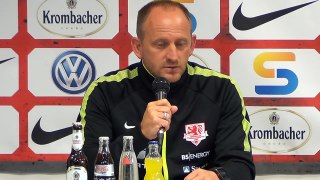 Pressekonferenz KSV Hessen Kassel- Eintracht Braunschweig