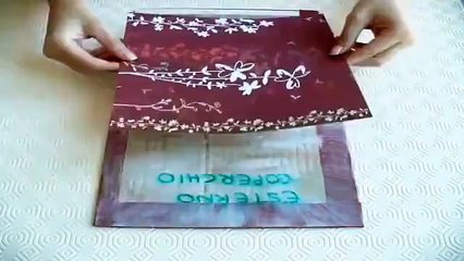 DIY caixinha organizadora.