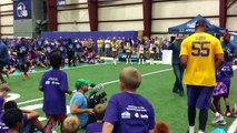 Anthony Barr Hyundai Youth Football Camp Running Man Challenge