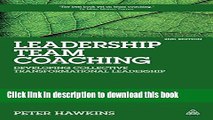 Download Leadership Team Coaching: Developing Collective Transformational Leadership  Ebook Online